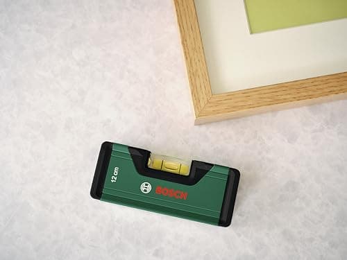 BOSCH Spirit Level 12cm | Compact & Portable | High-Precision Bubble for Accurate Readings | Durable Aluminum Construction | Ergonomic Design for Comfortable Grip | Ideal for Small-Scale Projects 4