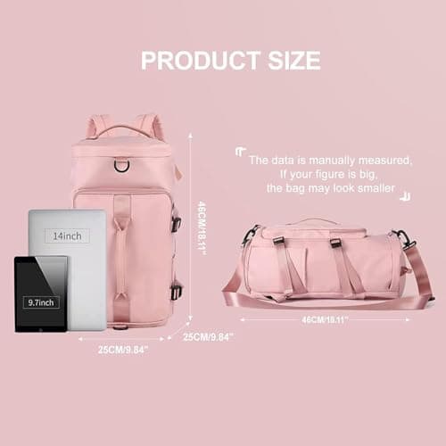 AI ANKIT INTERNATIONAL 25 LTR Himalayan Trek Bag, Summer Trekking Bag, India Rucksack Travel Backpack Bag for Trekking, Hiking with Shoe Compartment, Water Resistant Lightweight Camping Bag (Peach) 2