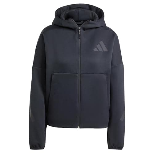 adidas Women Track Tops | W Z.N.E. Fz | Black | Size-Xl | 3