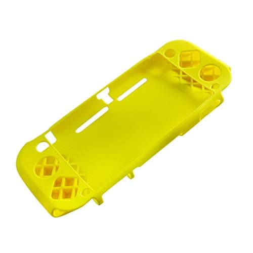 New World Premium Soft Silicone Cover Rubber Protective Case Cover For Nin-tendo Switch Lite Full Body Silicon Protector Case -Yellow 3
