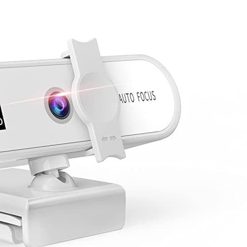 ZOOMELLA 4K Full HD Streaming Webcam Autofocus for Live Broadcast 1k White Computers/Tablets & Networking | Laptop & Desktop Accessories | Webcams 2