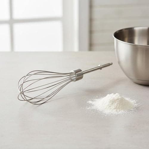 TRENDIVIBE 2 Pieces Hand Mixer Beater Widely Compatible Stainless Steel Whisk Attachment Easy to use Hand Mixer Whisk 4-Blade Beater 3