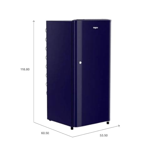 Whirlpool 184 L 2 Star Direct-Cool Single Door Refrigerator (205 WDE CLS 2S SAPPHIRE BLUE-Y, Blue, 2026 Model) 3