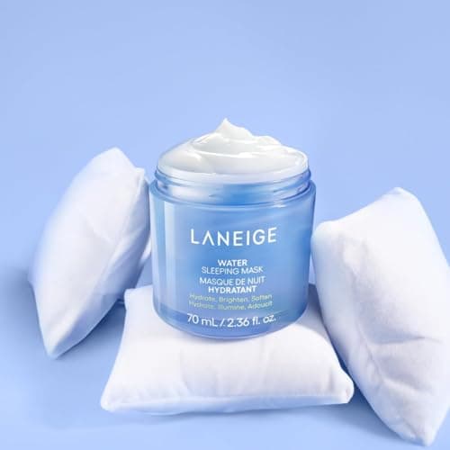Laneige Water Sleeping Mask for Face(AD) | Hydrating Overnight Face Mask for Refreshed and Glowing Skin | Lightweight Gel Texture with Moisture Wrap | Smooth Skin Night Cream | Korean Skincare | 25 ml 4