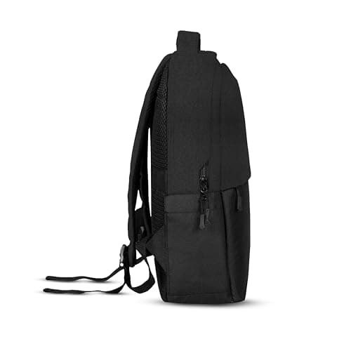 URBAN WOLF 20L Casual Single Compartment Water Resistant Laptop Backpack, Unisex Bags for Office/Travel/Business/College/School (Black) 4
