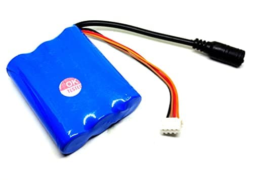 INVENTO 1Pcs 11.1V - 12V 1800mAh 55x65x18mm Lithium ion Li-ion 3.7V x 3 Cell Rechargeable battery Pack For DIY 4