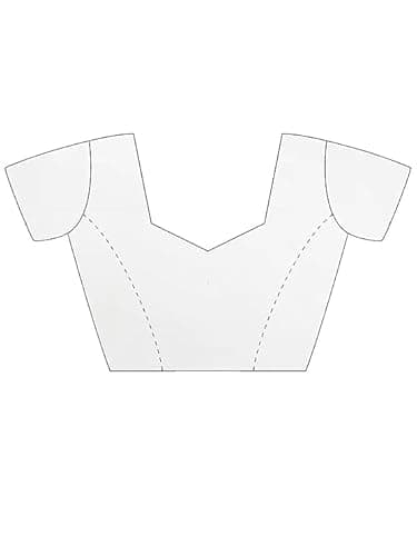 Flosive Women's Shimmer Organza Sequence Embroidery Saree With Unstitched Blouse Piece (BLACK) 6