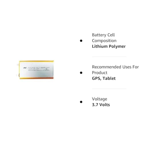 Lipo Rechargeable Battery-3.7V/10000mAH-SBP-6011012 Model 2