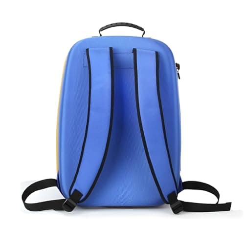 OIVO INDIA Blue Hard Shell Water-Resistant Backpack Carry-Bag Compatible for PlayStation 5 Disc/Digital Version (PS5 Bag) 4