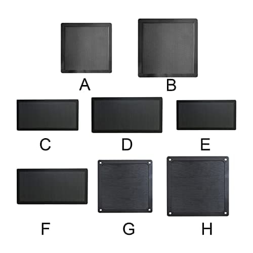 BNF® 3xPVC Magnetic Cooling Fan Dust Filter Cover for Computer PC 12x12cm| Computer Components & Parts |Fan Grills & Filters|1 Piece Magnetic Cooling Fan Dust Filter(3 Pack) 4