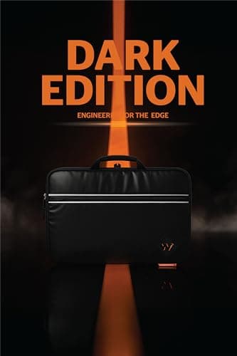 Wildcraft Dark Edition 15 L Messenger Bag for Men & Women | Office & College Bag | Dark Black 3