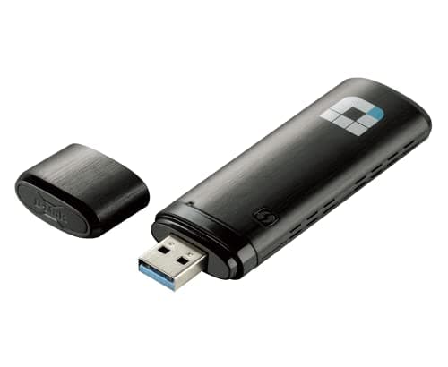 D-Link DWA-182 Wireless AC1200 Dual Band USB 3.0 Adapter, Black 3