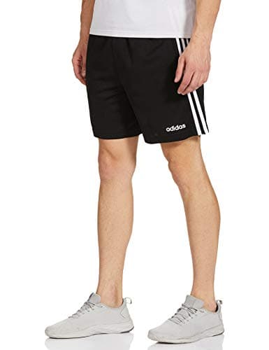 Adidas Men Polyester M CLS SHORTS, Training Shorts, BLACK/WHITE, Large 3