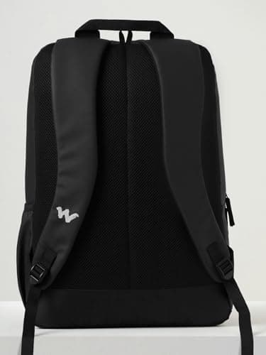 Wildcraft Dark Edition 45 L Premium Laptop Backpack for Men & Women | Fits 15.6 inch Laptop | Padded Shoulder Straps, Multi Compartments, Anti-Theft Zippers | Business Travel Bag | Dark Black 2