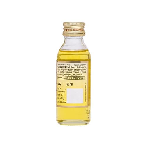 Hamdard Raughan-E-Badam Shireen Sweet Almond Oil, 50ml, Pack of 1 4