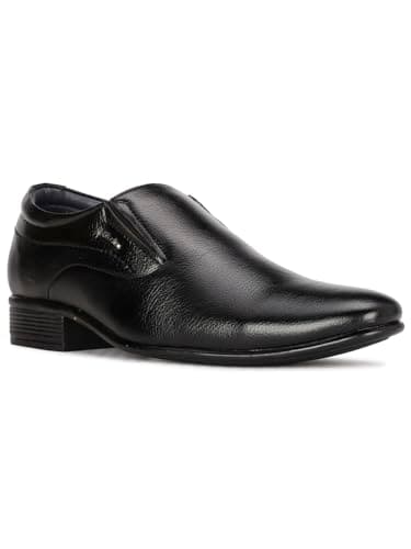 Bata Boss-Slick Men's Black Formal Shoes - 7 UK (8516451) 2