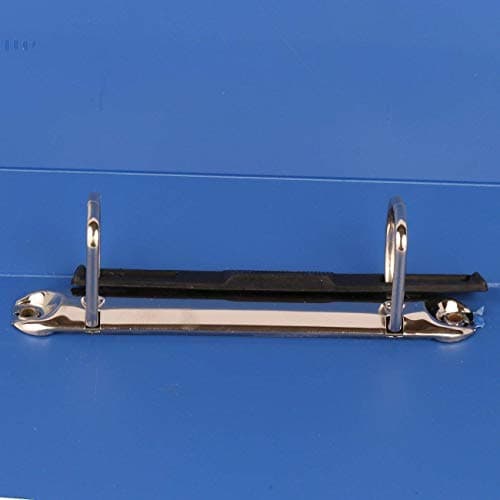 2D Ring Binder File,Plastic File Folder Legal Size Tough & Durable Ring Binder (F/S-Legal 2D Blue - 2) 2