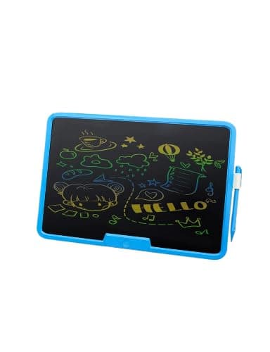 Tvara 16-Inch LCD Writing Rechargeable Tablet, Color Display, Eco-Friendly, Notepad for Kids(Blue)