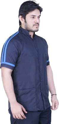FABUNIFORMS Male Housekeeping, Hotel Staff, Hospital Staff Uniform Set For Men Staff (Dark Blue, 40) 3