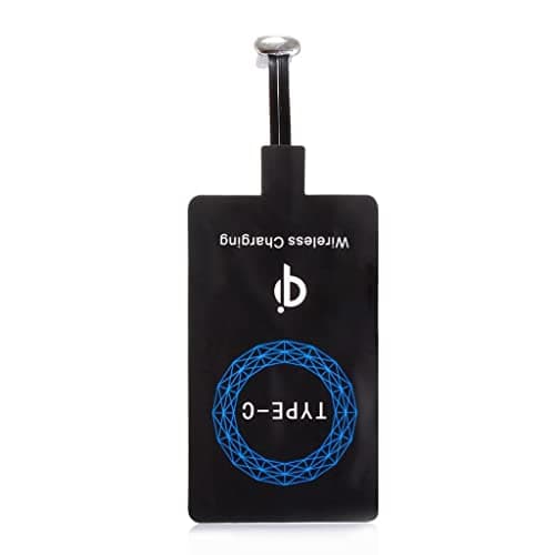 HEAVENGLOW Qi Wireless Charging Receiver Adaptor | Universal Type-C Charger for Android Smartphones | Ultra-Thin High Efficiency Qi Module | Durable Induction Charging Solution