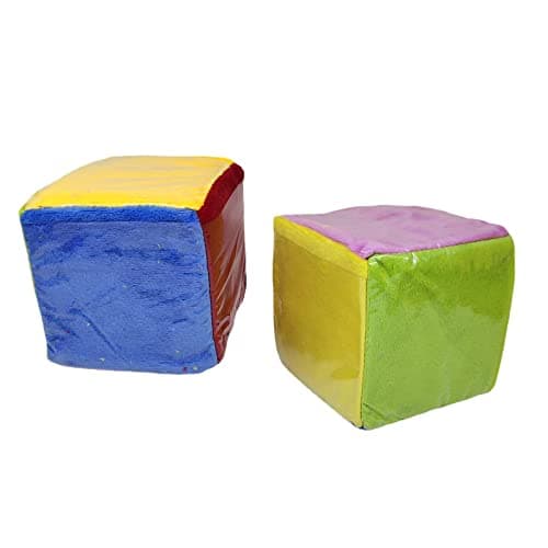UJEAVETTE 2 Pieces 4Inches Playing Game Dices with Clear Pockets for Educational Toys