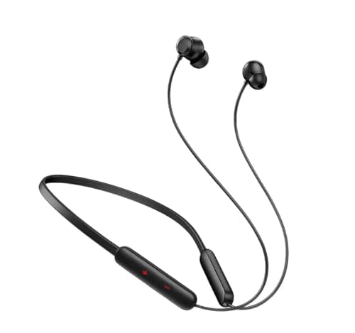 Original Bullets Wireless Z3 for OnePlus Bluetooth in-Ear Neckband Earphones with Mic, 45dB Hybrid ANC, 12.4mm Bass Drivers, Fast Charge 10 Mins – 20H Music, 28H Battery