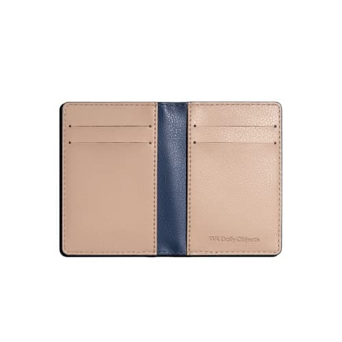 DailyObjects Hunter Space Blue Log Bi-Fold Wallet | Compact and travel friendly structure | Durable, contemporary, and sophisticated | Premium Pebbled Leather | Manufactured in India | For Men 2
