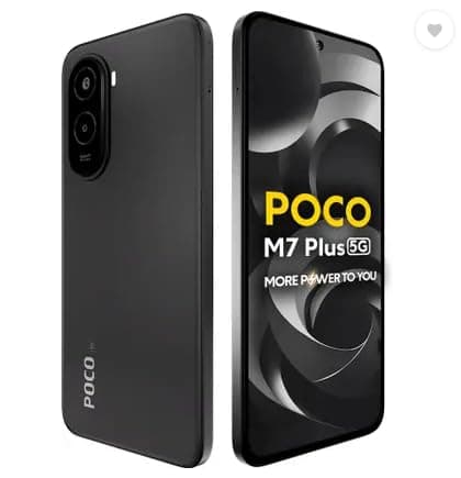 POCO M7 Plus 5G, Carbon Black (6GB, 128GB) 5