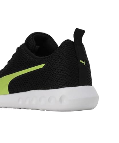 Puma Men's Dwane Walking Shoe, Puma Black-Nrgy Yellow, 9 4