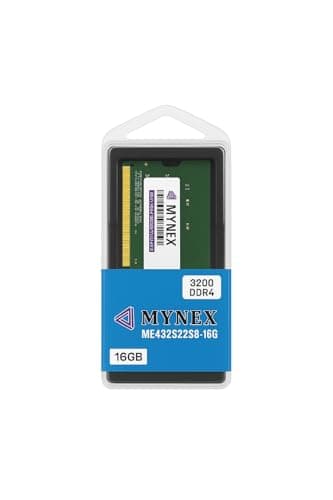 MYNEX 16GB DDR4 3200MHz Laptop RAM | High-Speed SODIMM Memory | Model: ME432S22S8-16G - CL22 | Low Power 1.2V | Non-ECC, Unbuffered | Compatible with Intel & AMD Laptops (16, GB)