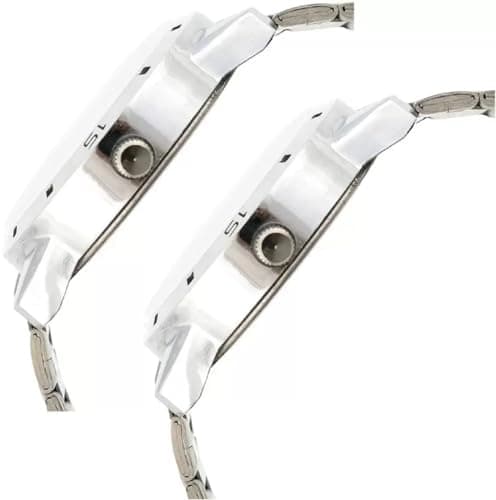 Acnos® Premium Stainless Steel Analog Watch for Men Combo Pack of 2 Arrival Black Silver 2