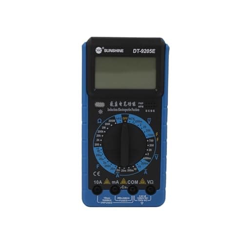 KOOCU DT-9205E Digital Multimeter with LCD Display, AC/DC Voltage Testing, Data Retention, Auto Power Off for Electronics Repair, Communication Maintenance