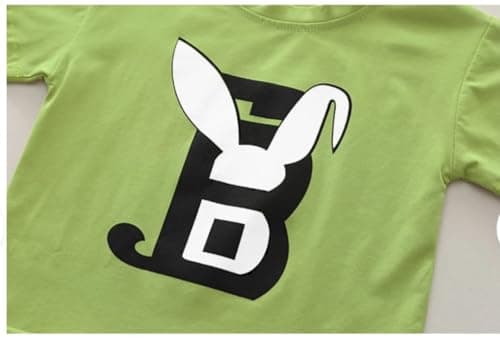 Indhrani Garments Kids Clothes for Boys | Cotton Printed T-shirt and Denim Shorts| Boys Cord Set, Green 3-6 month 4