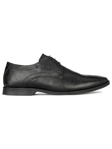 Hush Puppies Men's Aaron Derby Black Formal Shoe's - 8 UK (8256672) 2