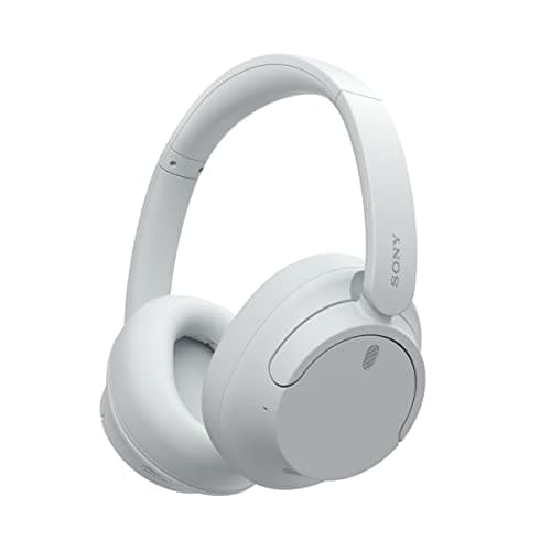 Sony WH-CH720N, Wireless Over-Ear Active Noise Cancellation Headphones with Mic, up to 35 Hours Playtime, Multi-Point Connection, App Support, AUX &(White) Model : YY2966