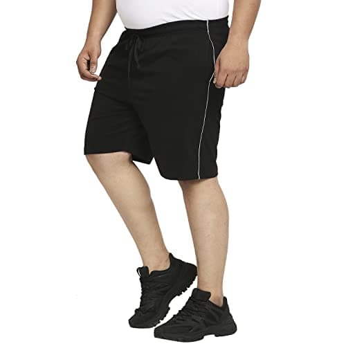 VAISHVIK Mens Plus Size Half Pant 10xl 60 62 Online India Clothing Clothes Fashion Black 3