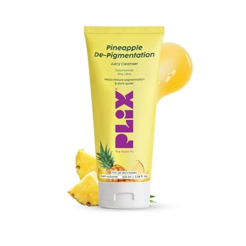 The Plant Fix Plix 5% Pineapple Foaming Facewash For Depigmentation,100ml | Cleanser For Skin Brightening & Even Toned Complexion | Free Of Sulphates, Paraben & Silicones