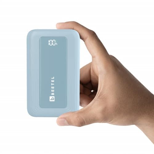 Beetel Volte Series PB20N Nano 20000mAh Power Bank 22.5W Fast Charging |Triple Output QC3.0, PD3.0, PPS | Pass Through Charging | Designed for Apple iPhone, Samsung, OnePlus & All Smartphones | Blue