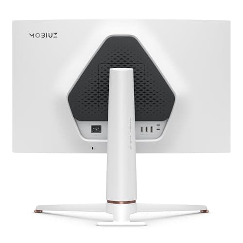 BenQ MOBIUZ EX271Q 27” (68.58 cm) 2K QHD 180Hz Gaming Monitor, 1ms GtG, AMD FreesSync Premium, DP 1.4, HDMI 2.0, 65W USB-C, 95% P3, Height Adjust, KVM, AI Color Adjustment, Remote Controller (White) 4