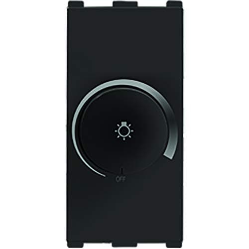 Anchor by Panasonic 66505B Roma Urban Modular 1M 450W V0 Grade Polycarbonate Dimmer (Black)