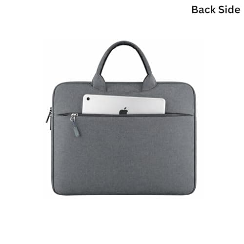 Tabelito Basic Laptop Sleeve Bag for Upto 15.6 Inch Laptop, Water Resistant Protective Sleeve Case for Men & Women Compatible with Apple, Dell, Lenovo, Asus, HP, Samsung, Mi, MacBook, Ultrabook (Grey) 3
