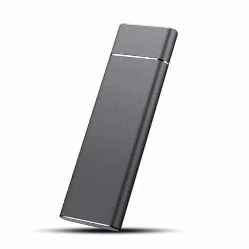 ELBME External Hard Drive Portable SSD External Hard Drive,Solid State Data USB 3.0 Type-C Support for Computer Backup Drive Windows XP PC Laptop and Mac Data Storage Transfer Black 1TB