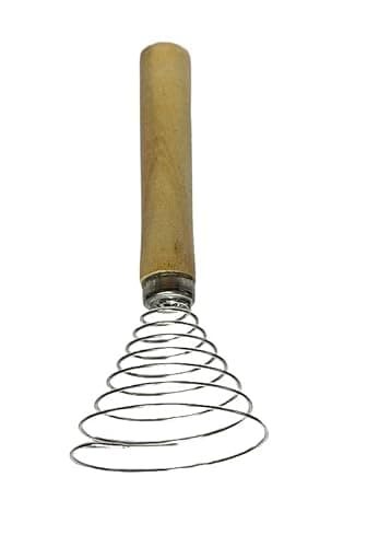 Dynore Stainless Steel Wire Whisk | Coil | Spiral Whisk | Egg Frother | Egg Beater- Kitchen Utensils for Blending, Whisking, Beating & Stirring, 17 cm