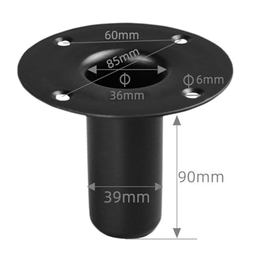 Meadawgs® 2 Pieces Speaker Bottom Base Speaker Stand Mount Plate for Study Room Indoor| TV Video & Home Audio | TV Video & Audio Accessories |1x Speaker Stand Top Hat 2