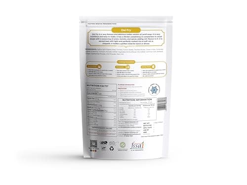 Indian Kitchen Foods Dal Fry - Freeze Dried, Gluten-Free, Ready-to Eat Indian Vegetarian Meal 2