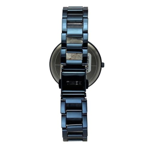 TIMEX Analog Watch for Women with Blue Round Dial & Blue Stainless Steel Bracelet Band Water Resistant Women's Wrist Watches - TW000X268 5