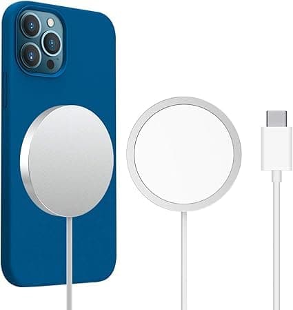 SOOPII Ultra-Slim Magnetic Fast Wireless Charger 15W, Qi-Compatible Charging Pad with USB-C, Sleek and Lightweight Design Charger for iPhone, Samsung, and All Qi Devices