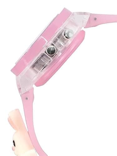 Acnos Pink 3D Fish Cartoon Kids Watch Multicolor LED Lights Unbreakable Silicone Strap Perfect Birthday Diwali Gift for Boys Girls (3-13 Years) 5