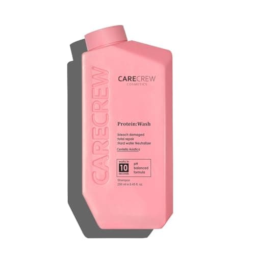 CareCrew Pure Protein Wash : Shampoo 250ML | Strengthening & Nourishing Hair Care Duo | Sulfate-Free with Pure Protein & Plant-Based Keratin | Reduces Frizz & Hair Fall | For Women & Men (shampoo)