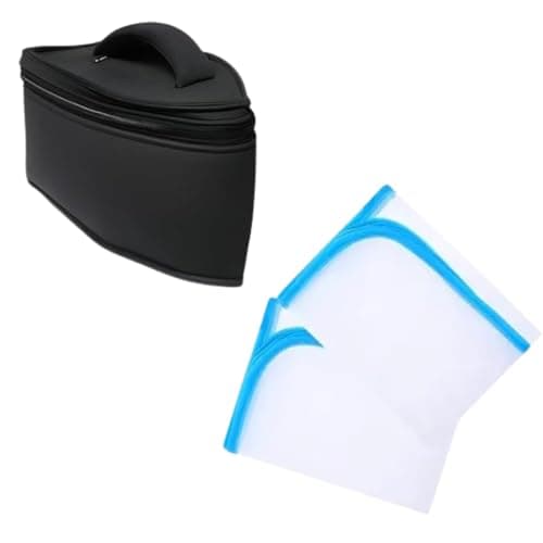 Vardan Enterprise Iron Storage Bag Portable Waterproof Iron Cover for Steam and Dry Irons Heat Resistant Iron Box Pouch with Handle Black